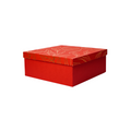 Red Rigid Box - 10X10X4 (in Inches) & 8X8X4 (in Inches)