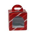 Cupcake Boxes - 9 x 9 x 9 (cm) - Pack Of 10 - Christmas Collection