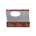 Square Brownie Box with Window - 6.5 x 4.95 x 1.5 (in inches) - 16.5 x 12.5 x 4 (in cm) - Christmas Collection