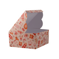 Cake Boxes -  10" x 10" x 5" (in inches) - 25.5 x 25.5 x 12.75 (in cm) - Pack of 10 - Christmas Collection